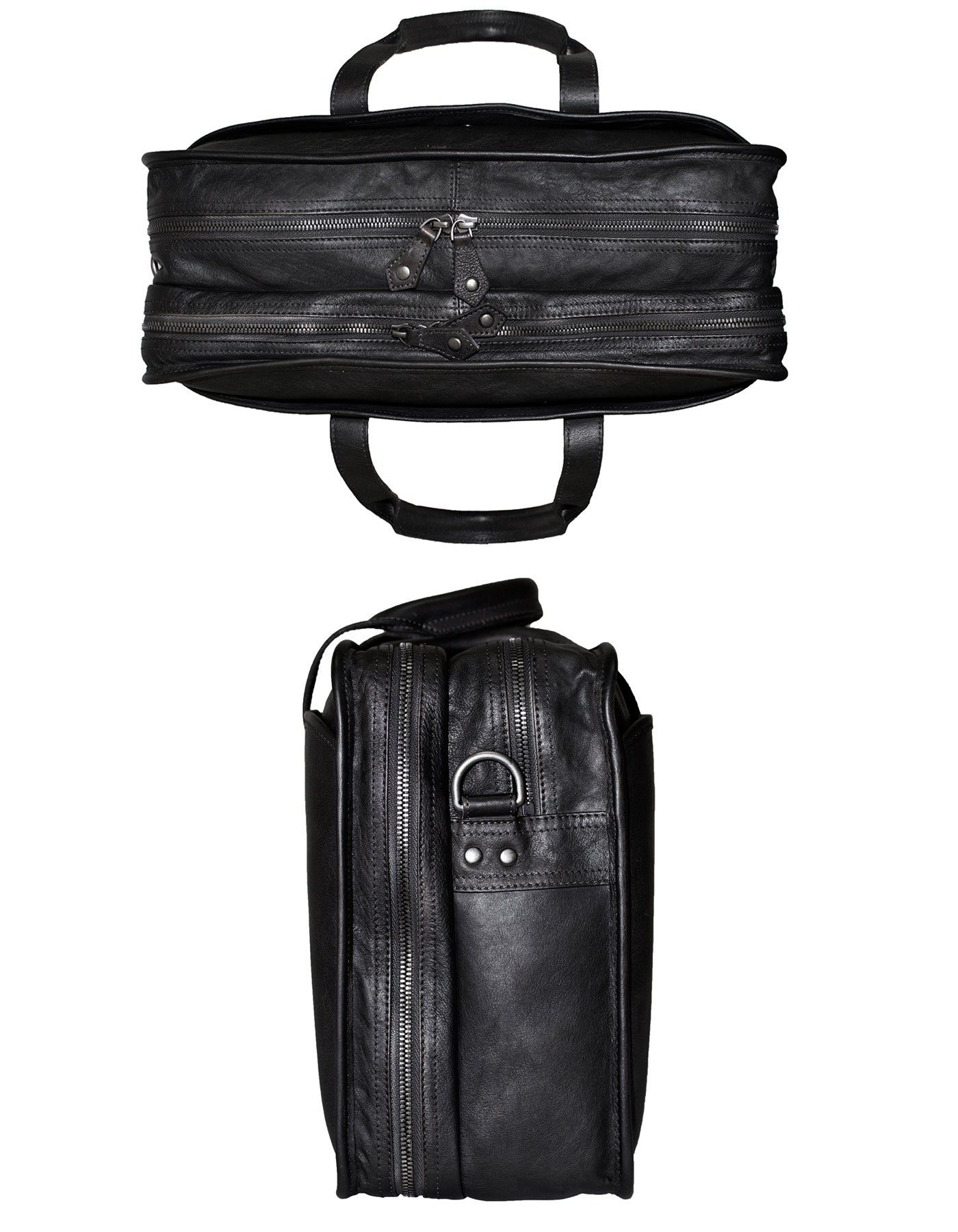 Fino Full Grain Italian Aniline Nappa Leather Laptop Bag