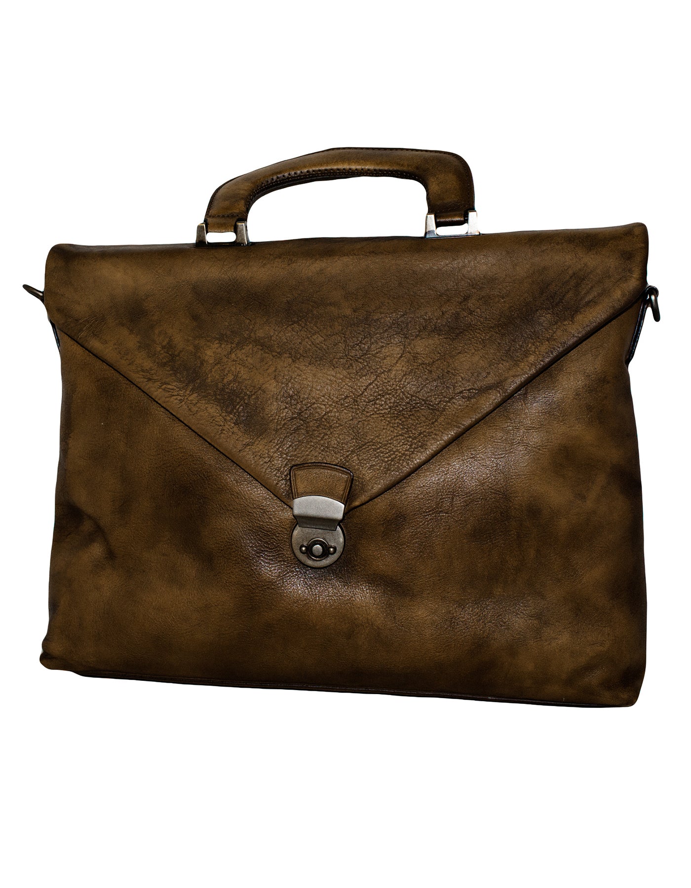 Fino 1718B-256 Full Grain Aniline Nappa Genuine Leather Messenger Bag
