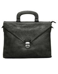 Fino 1718B-256 Full Grain Aniline Nappa Genuine Leather Messenger Bag