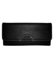 Fino 1838-765 Faux Leather Croc Embossed Long Card Holder Purse