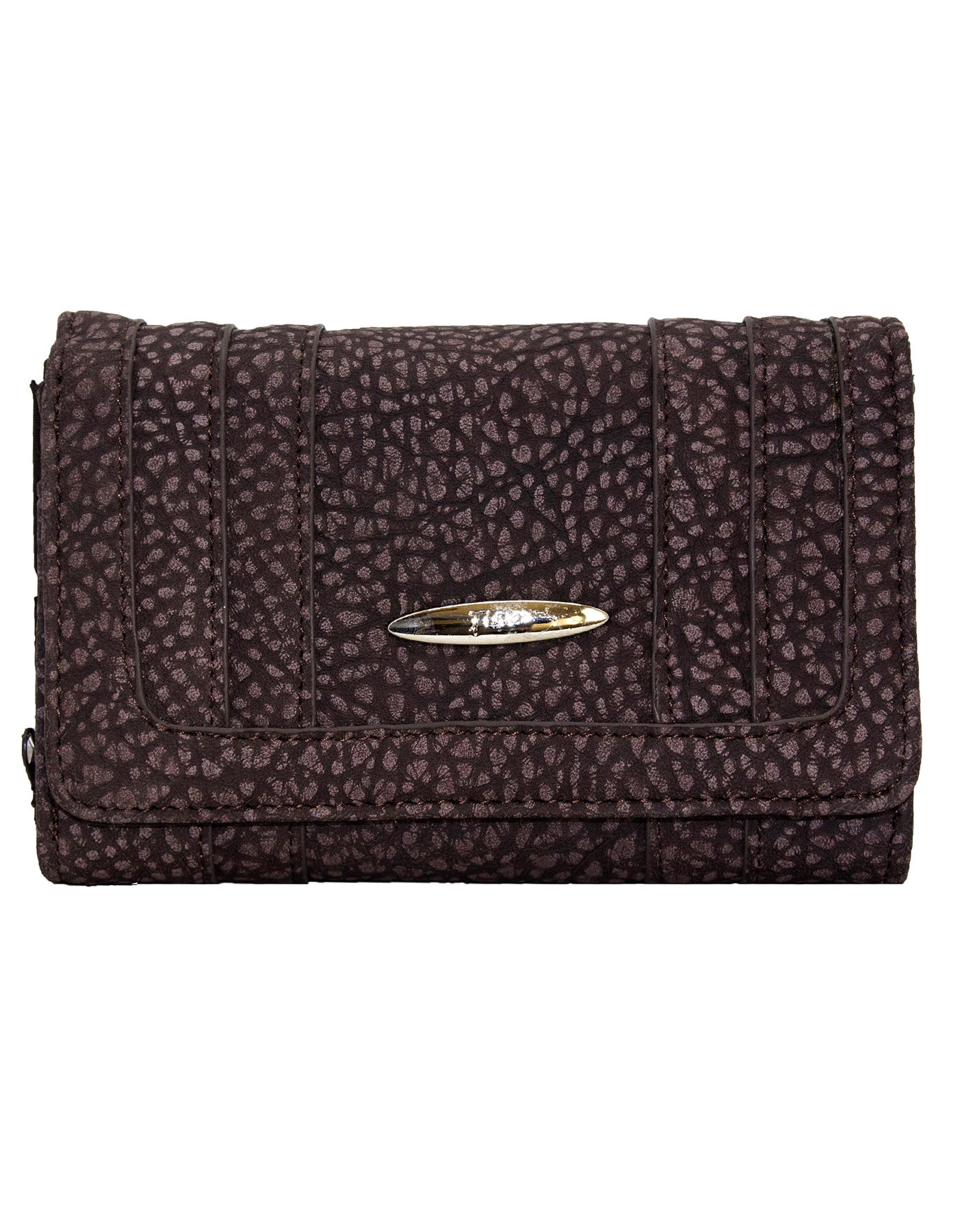 Fino 261-093 Suede Pebbled Embossed Card Holder Organiser Purse