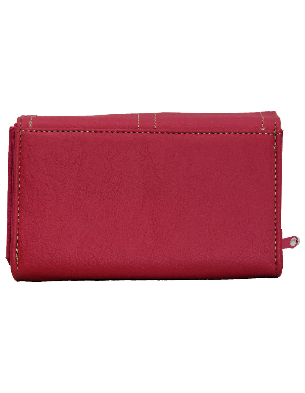 Fino 33-093 Faux Leather Neatly Stitched Design Card Holder Organiser Purse
