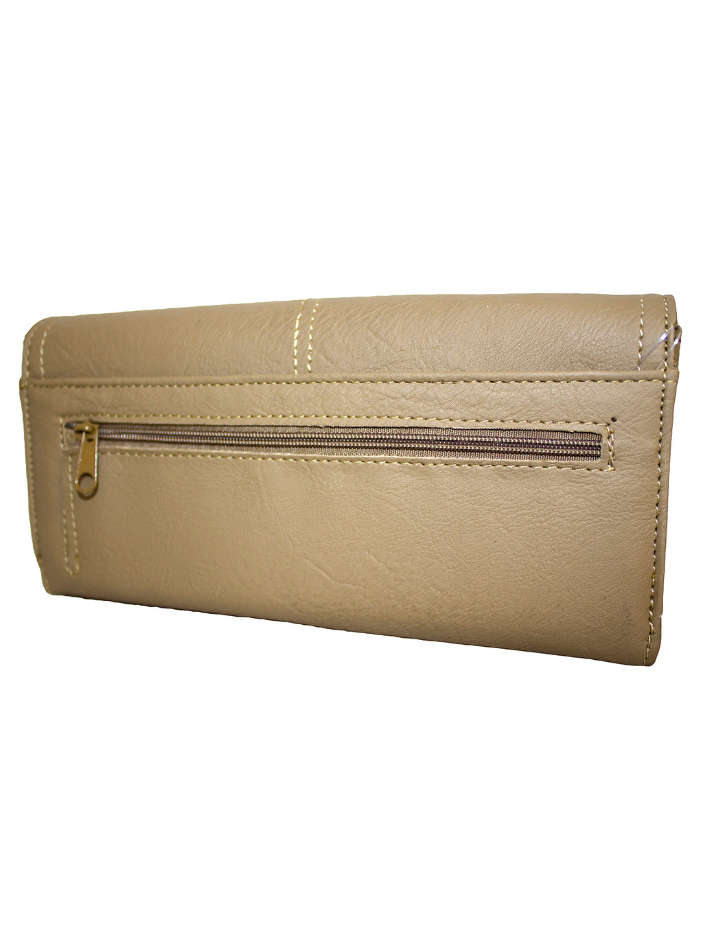 Fino 33-765 Faux Leather Elegant Long Card Holder Purse