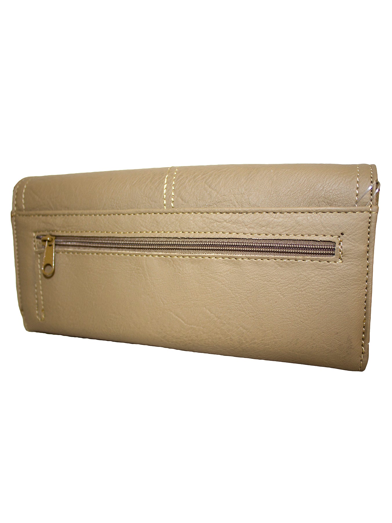 Fino 33-765 Faux Leather Elegant Long Card Holder Purse