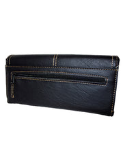 Fino 33-765 Faux Leather Elegant Long Card Holder Purse