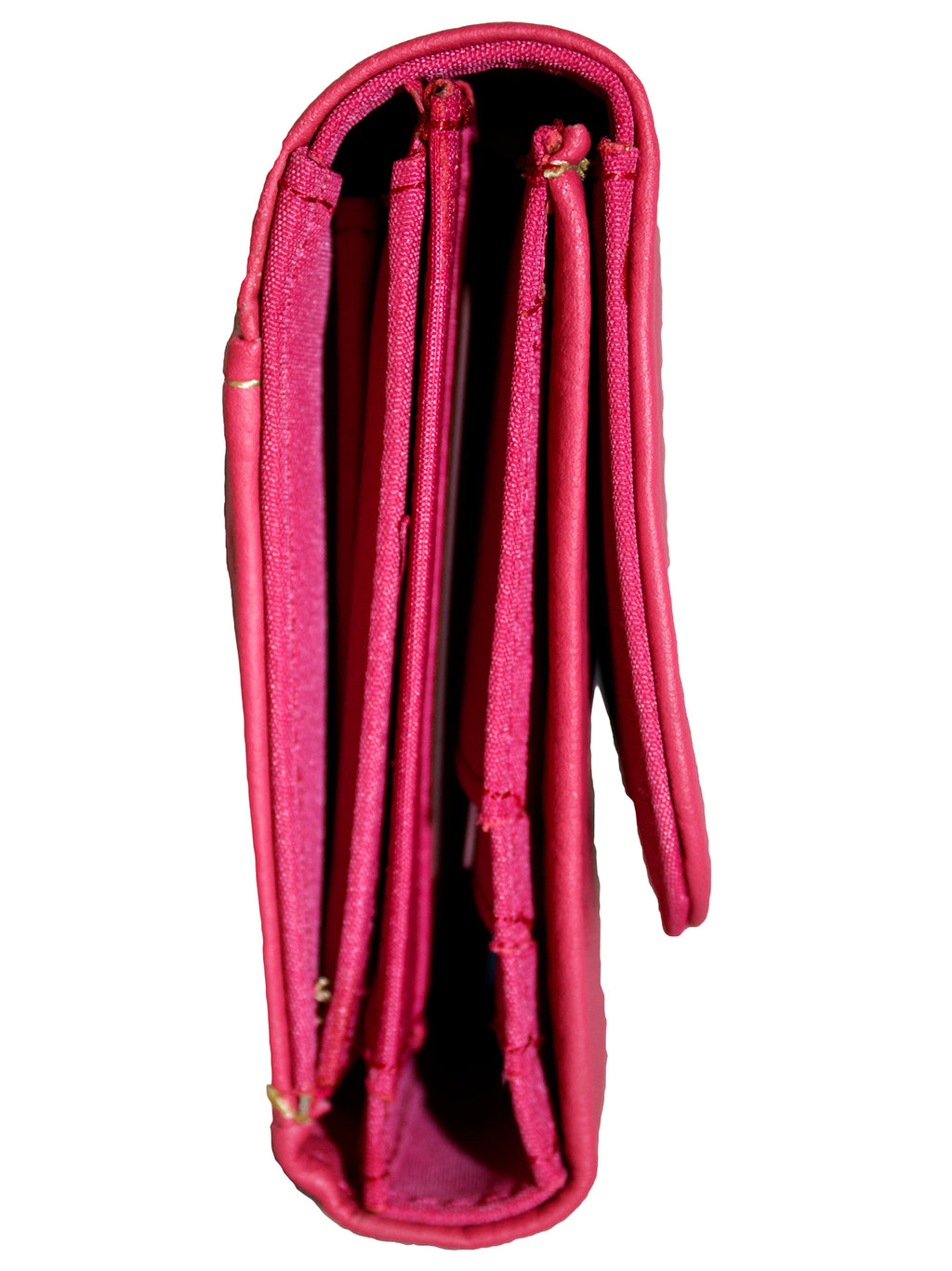 Fino 33-765 Faux Leather Elegant Long Card Holder Purse