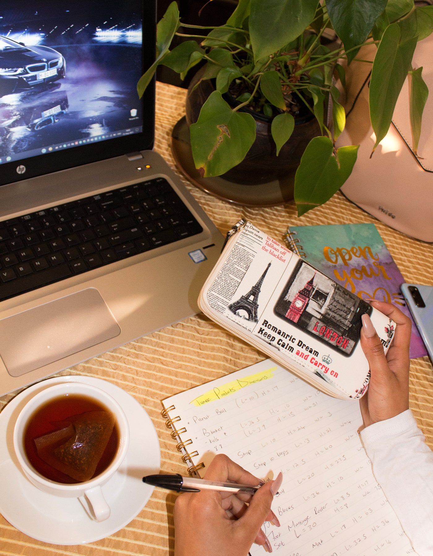 Fino 505-798A Faux Leather Grab & Go All in 1 Purse with Cellphone Pouch