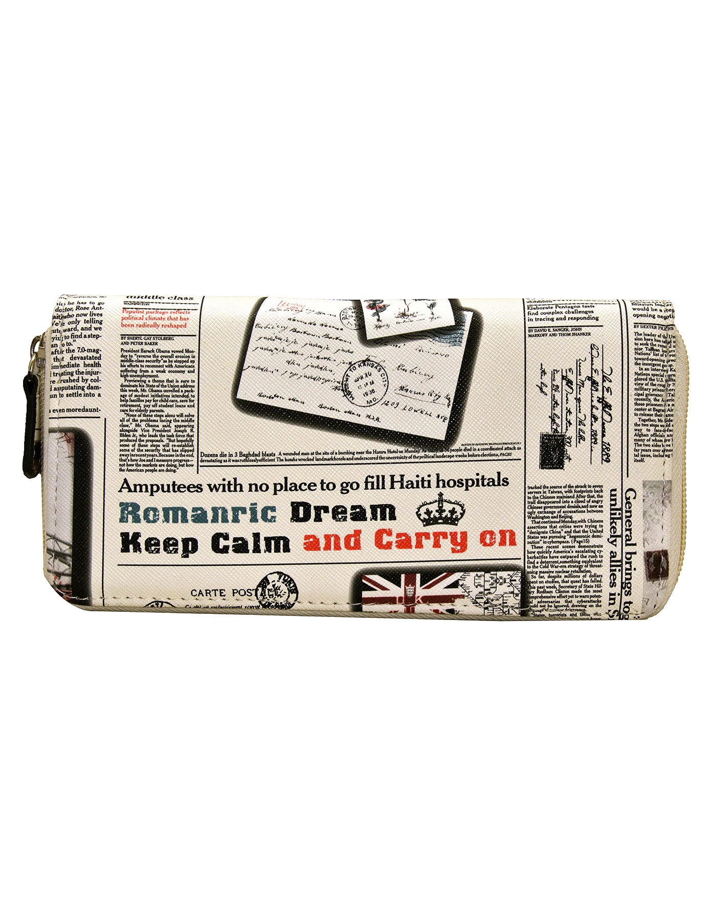 Fino 505-798B Faux Leather Grab & Go All in 1 Purse with Cellphone Pouch