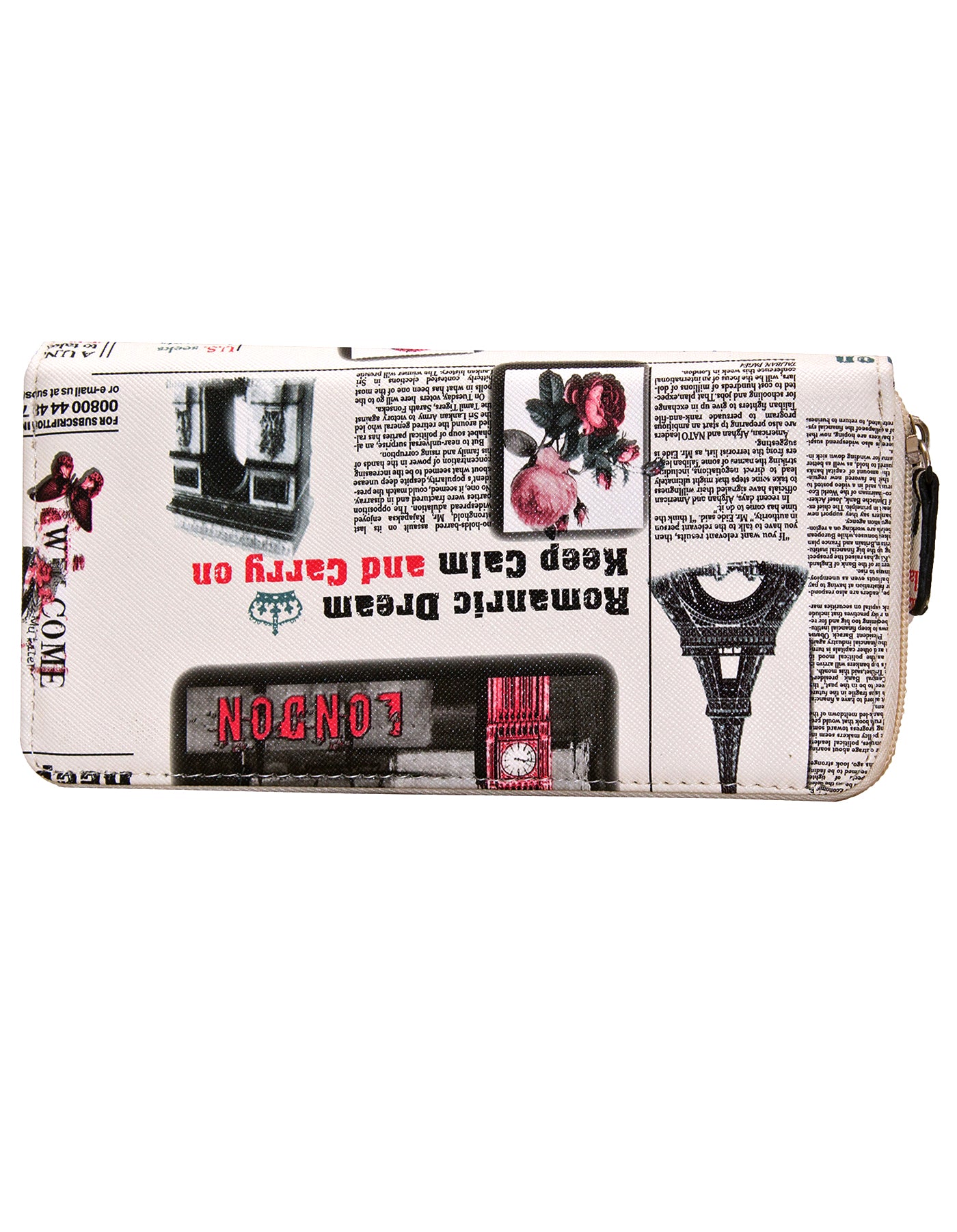 Fino 505-798B Faux Leather Grab & Go All in 1 Purse with Cellphone Pouch