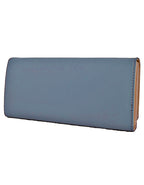 Fino 51144 Tri-Fold Faux Leather Purse with Cell Phone Compartment Holder and Gift Box