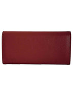 Fino 51169 Tri-Fold Faux Leather Purse with Cell Phone Compartment Holder & Gift Box