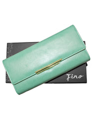 Fino 51173 Faux Leather Elegant Purse with Cell Phone Compartment Holder & Gift Box
