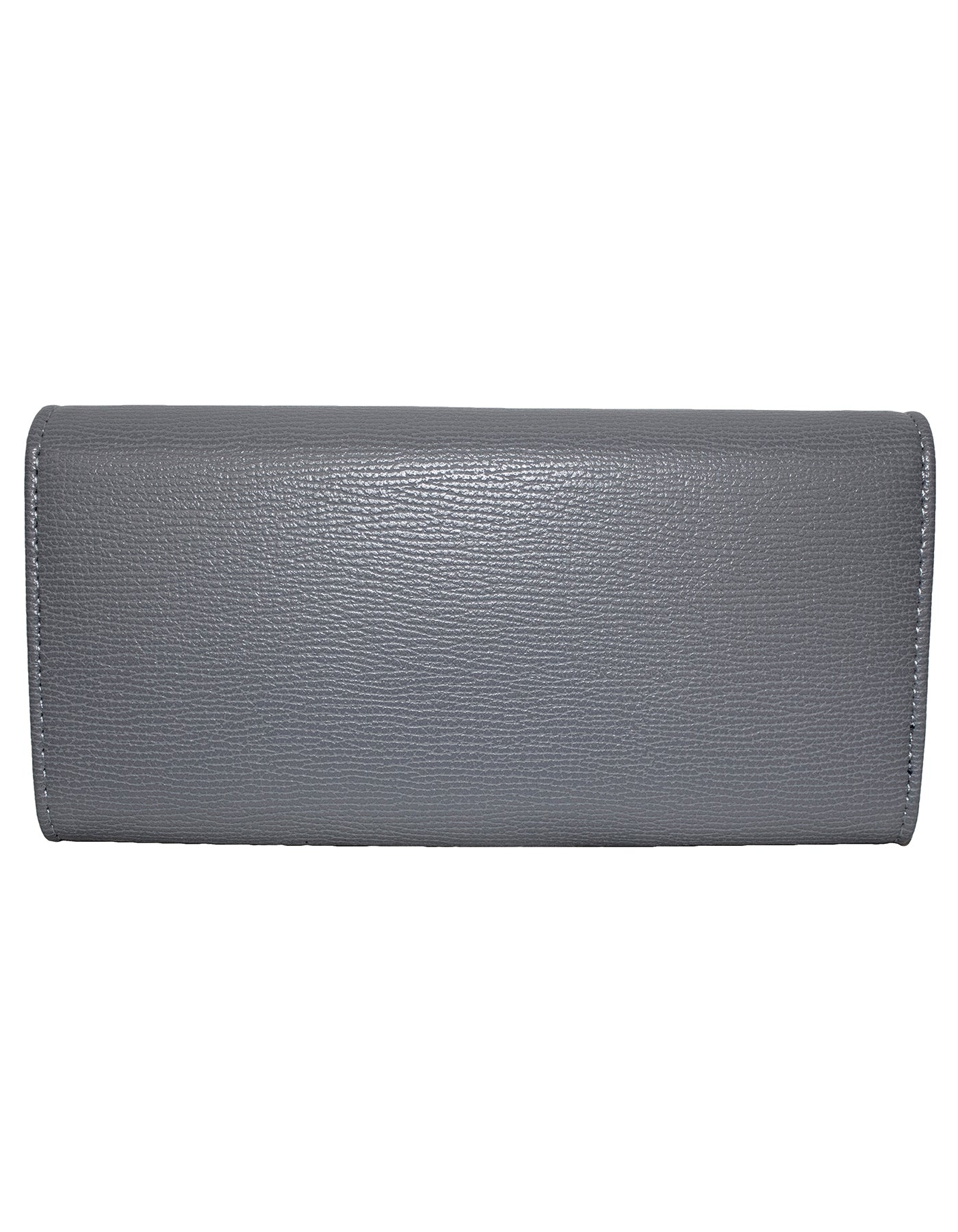 Fino 51333 Tri-Fold Faux Leather Cell Phone Compartment Purse with Box