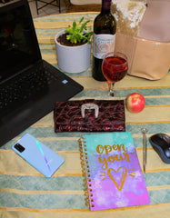 Fino 569-765 Elegant & Shiny Faux Leather Long Card Holder Purse