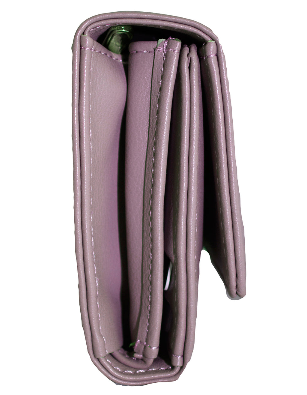 Fino 5696 Flap Over Faux Leather Purse with Cellphone Pouch & Box