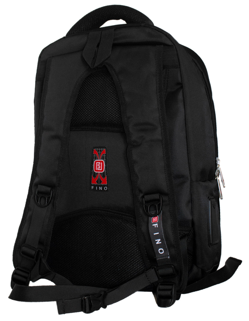 Fino 570 17" Laptop Backpack with Blue Logo- Black