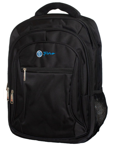 Fino 574 Polyester Comfort 17-Inch Laptop Bag- Black