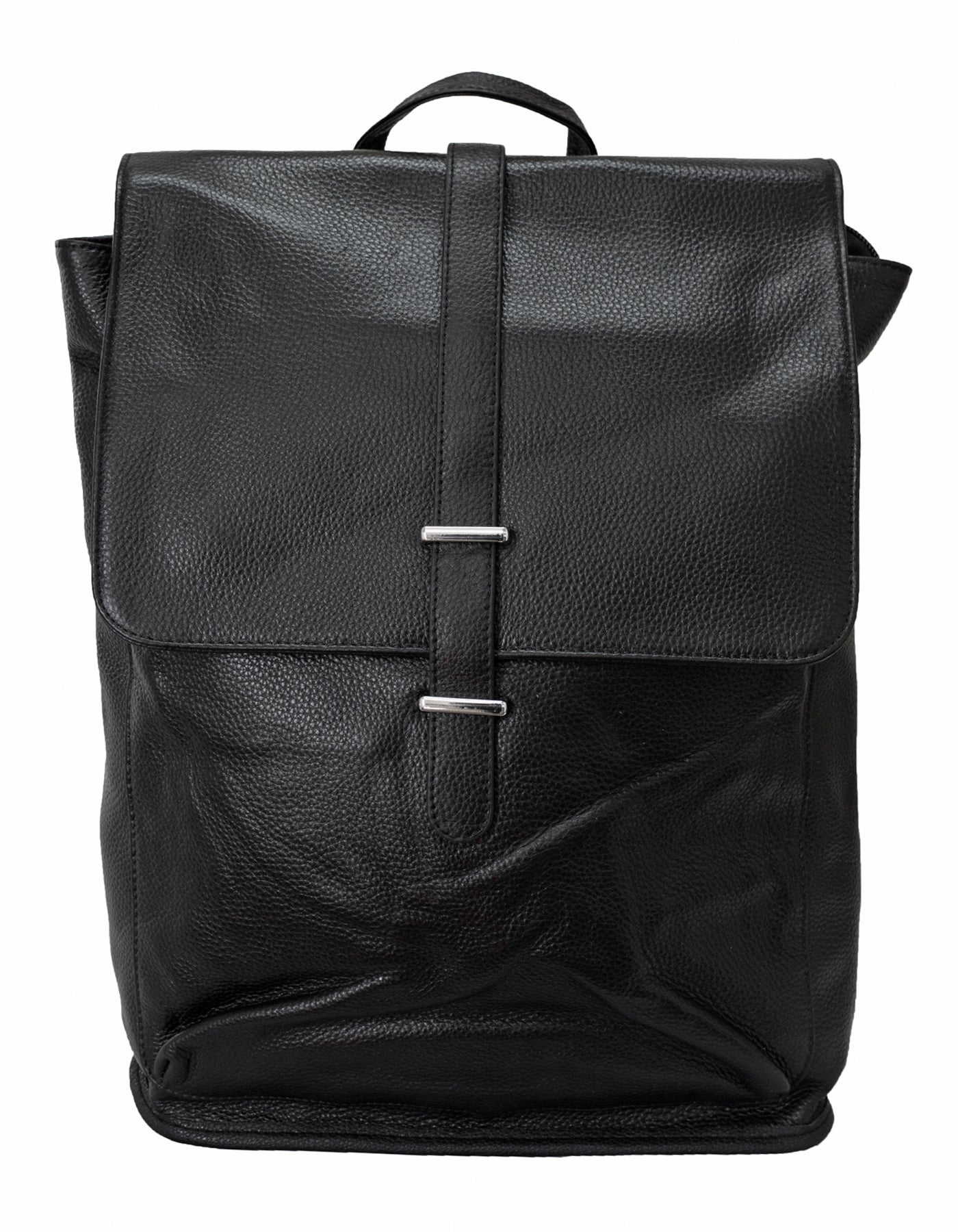 Fino 68016 Full Grain Genuine Leather Front Strap Design Backpack