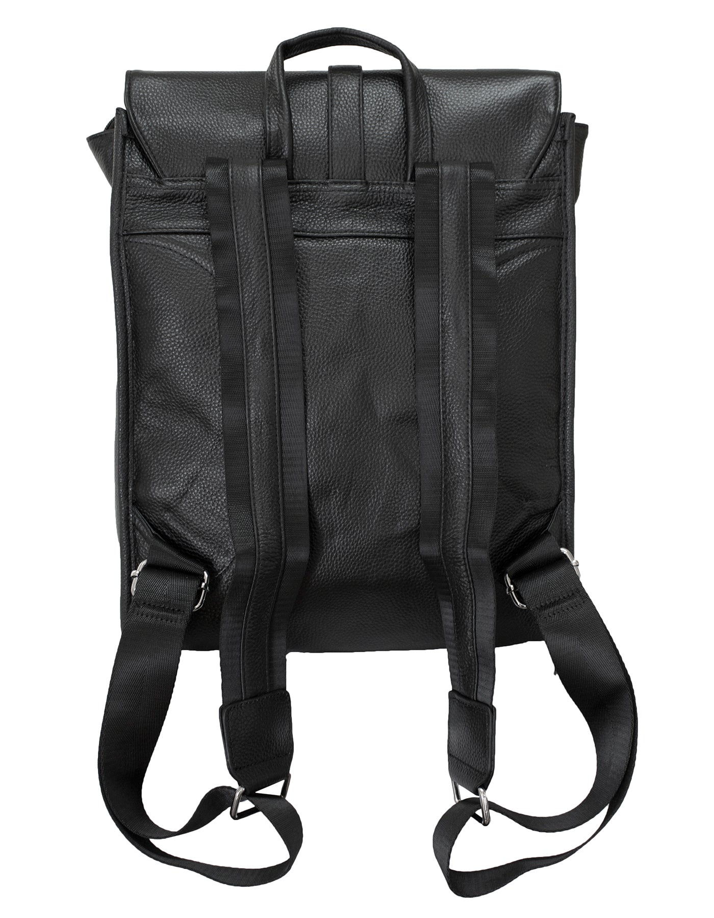 Fino 68016 Full Grain Genuine Leather Front Strap Design Backpack