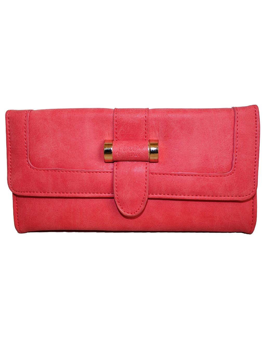 Fino 811-907 Stylish Faux Leather Long Card Holder Purse