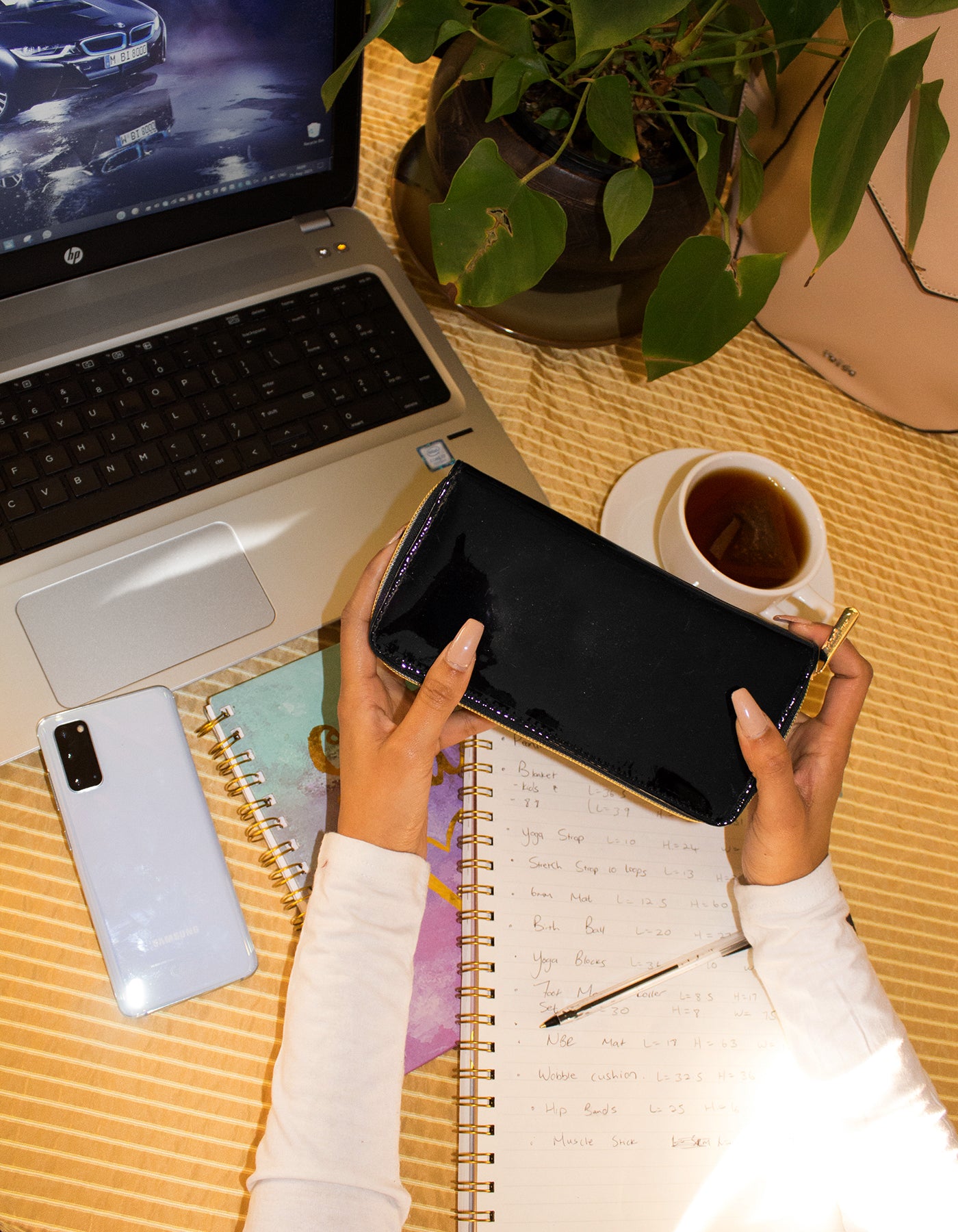 Fino 8146-798 Faux Leather Grab & Go All in 1 Purse with Cellphone Pouch