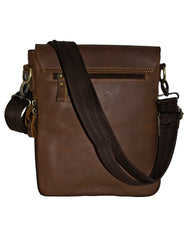 Fino 8712 Full Grain Genuine Leather Crossbody Satchel Bag