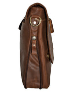 Fino 8712 Full Grain Genuine Leather Crossbody Satchel Bag