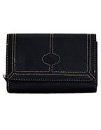 Fino 916-093 Faux Leather Neatly Stitched Designed Card Holder Purse