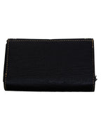 Fino 916-093 Faux Leather Neatly Stitched Designed Card Holder Purse