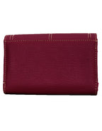 Fino 916-093 Faux Leather Neatly Stitched Designed Card Holder Purse