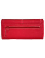 Fino 916-3612 Faux Leather Edge Stitched Long Card Holder Purse
