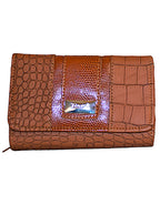 Fino 975-093 Faux Leather Croc Design Card Holder Organiser Purse