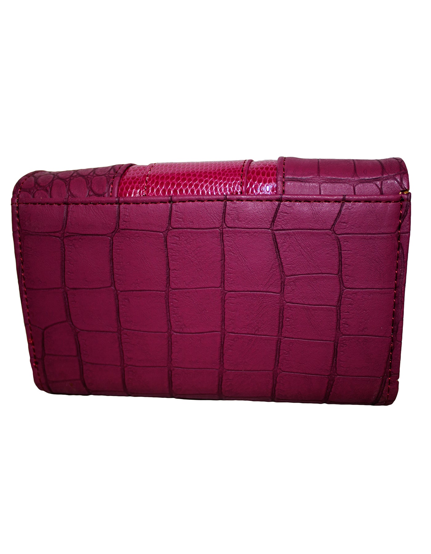 Fino 975-093 Faux Leather Croc Design Card Holder Organiser Purse