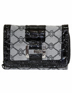 Fino A04-2015 Classic Design Compact Canvas & Faux Leather Purse
