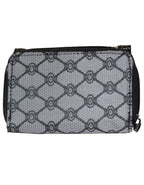 Fino A04-2015 Classic Design Compact Canvas & Faux Leather Purse
