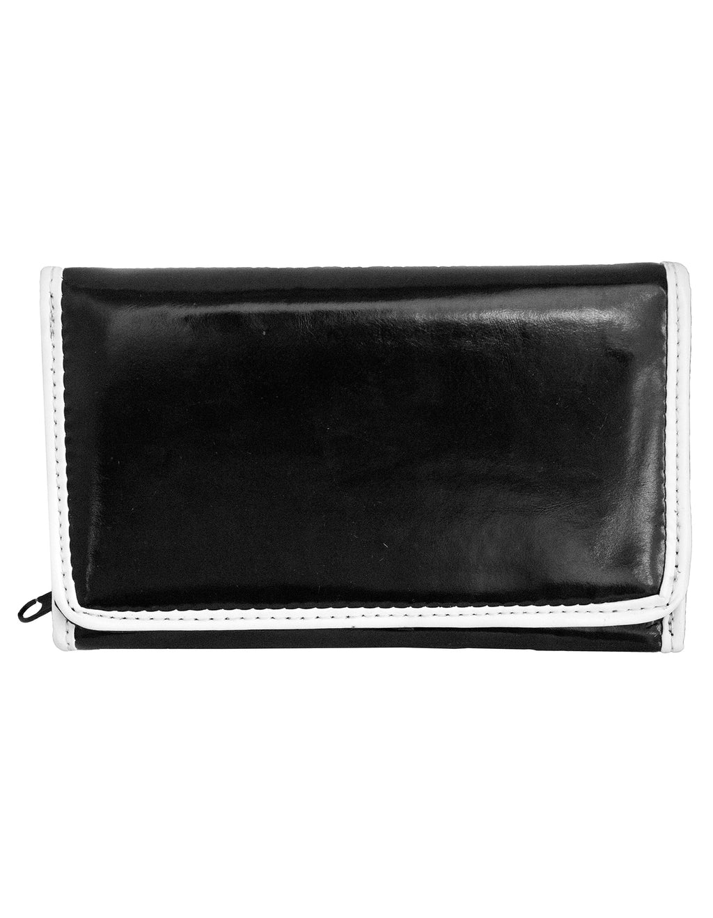 Fino A268-093 Soft Faux Leather Patent Card Holder Organiser Purse