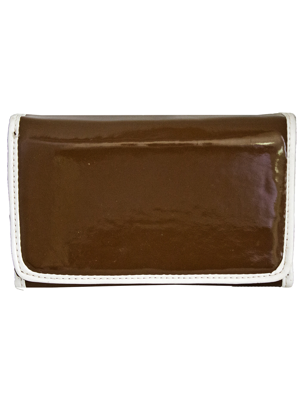 Fino A268-093 Soft Faux Leather Patent Card Holder Organiser Purse