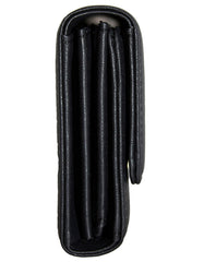 Fino 751368 Tri-Fold Faux Leather Purse with Cellphone Pouch & Box