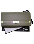 Fino 751371 Tri-Fold Faux Leather Purse with Cellphone Pouch & Box