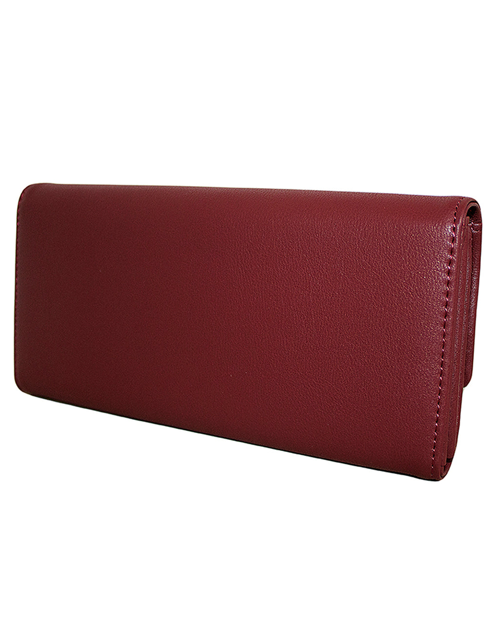 Fino 751371 Tri-Fold Faux Leather Purse with Cellphone Pouch & Box