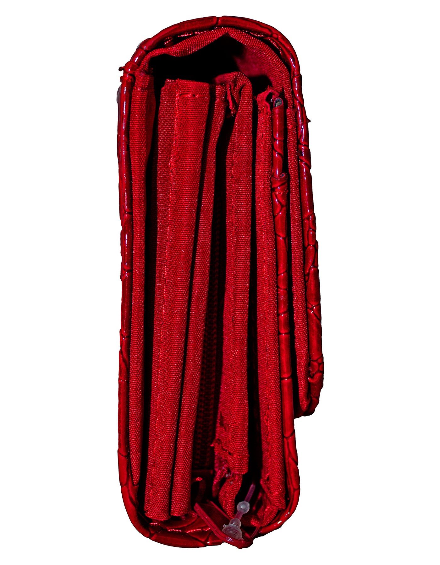 Fino B-093 Croc Texture Faux Leather Card Holder Organiser Purse