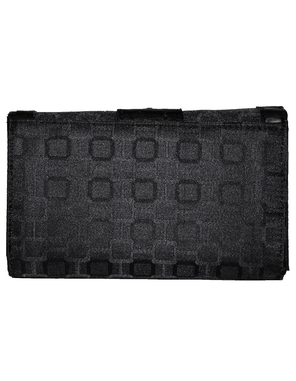 Fino B090-093 Classic Faux Leather Card Holder Organiser Purse with Ostrich Edged Design