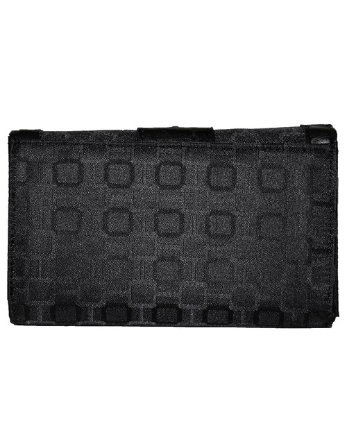 Fino B090-093 Classic Faux Leather Card Holder Organiser Purse with Ostrich Edged Design