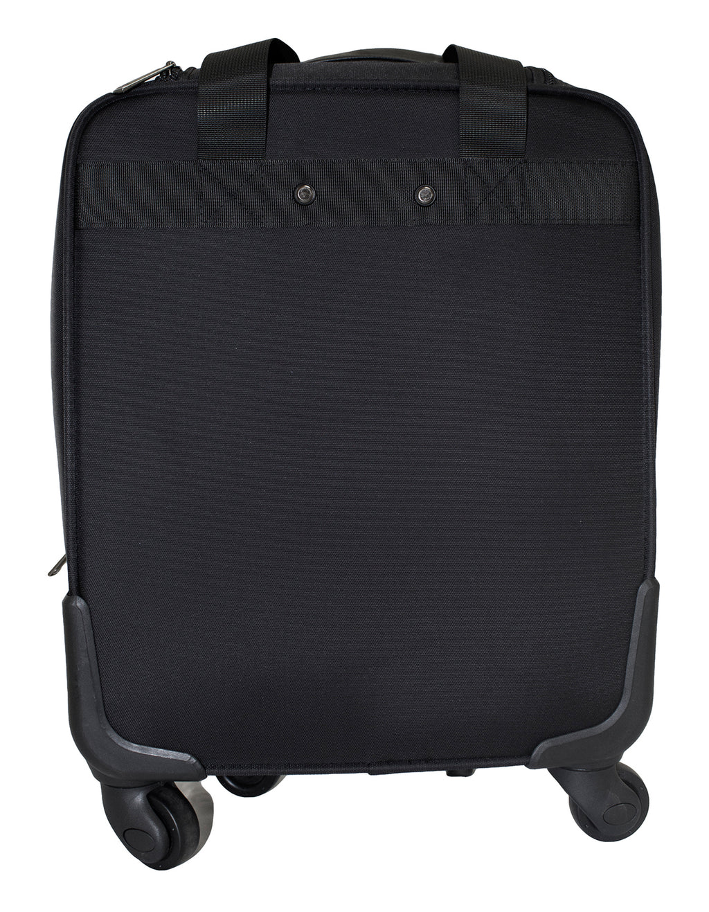 Fino BSXB Wheeled Nylon 14" Executive Pilot Case On 4 Wheels - Black