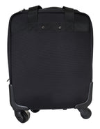 Fino BSXB Wheeled Nylon 14" Executive Pilot Case On 4 Wheels - Black