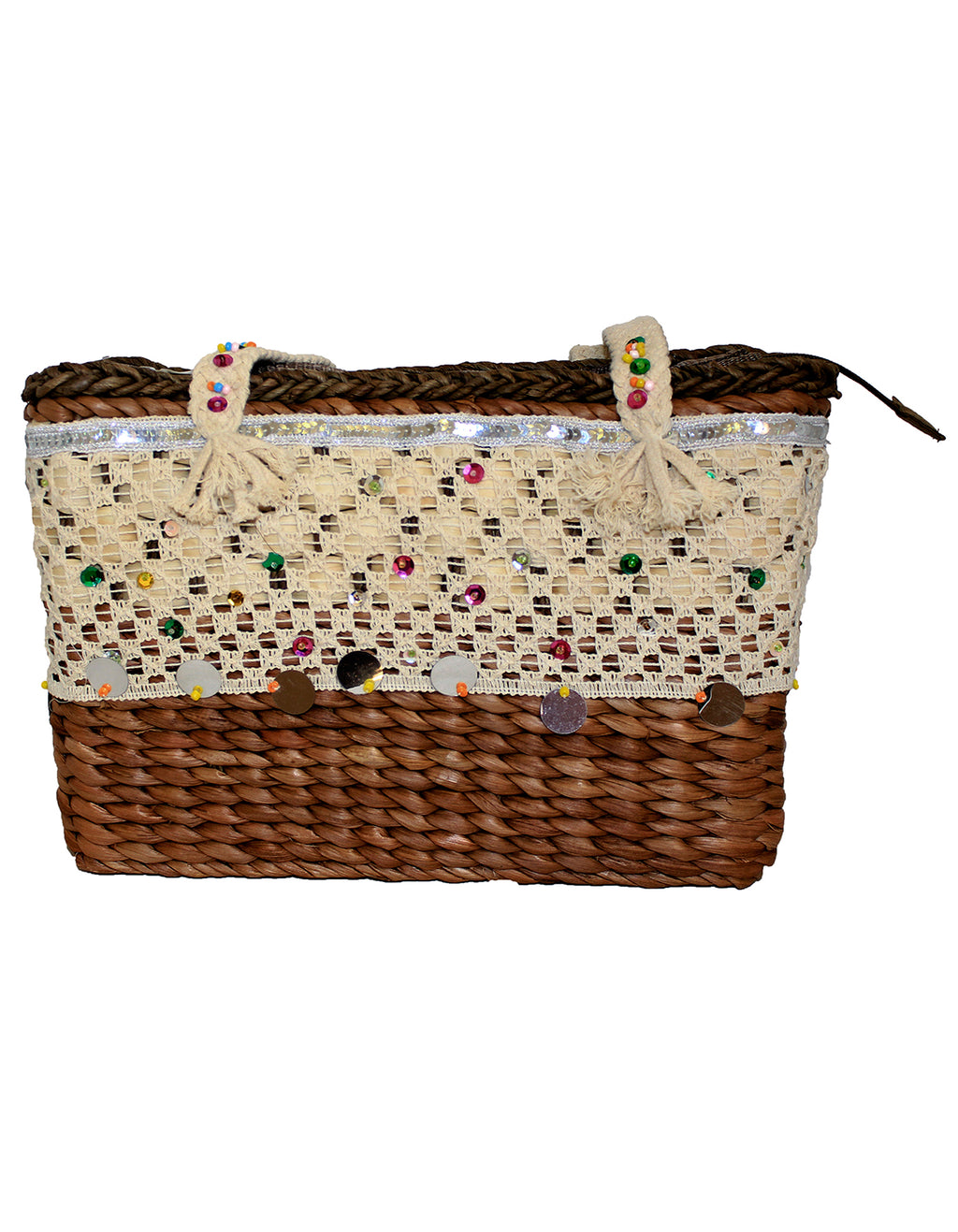 Fino CJK-05060 Exotic Stylish Straw Beach Bag