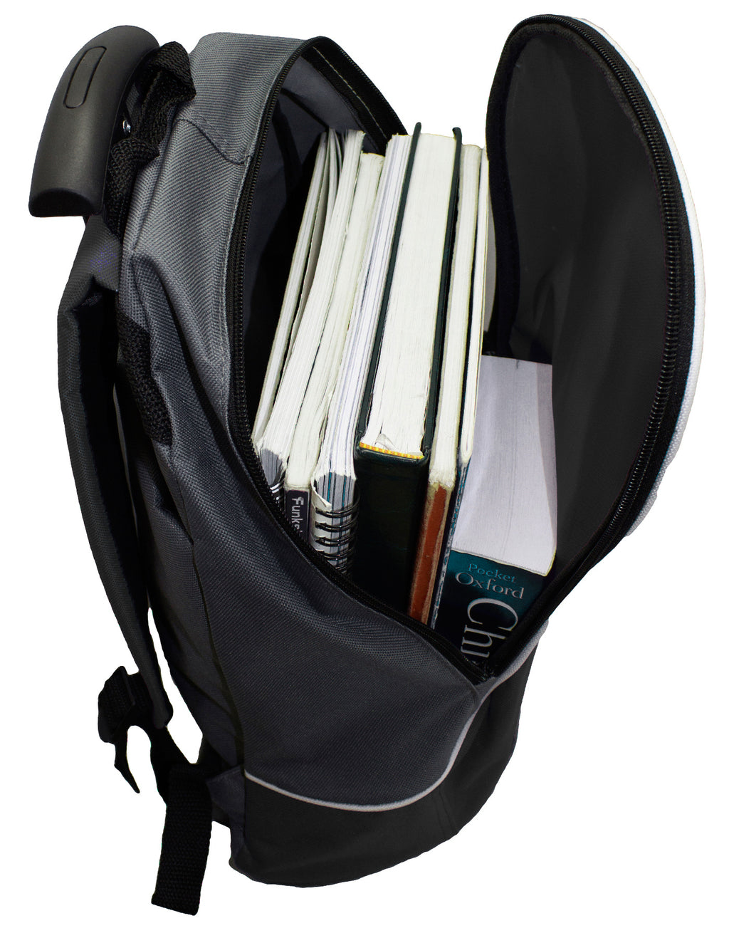 Fino DL-1008 Unisex Grade R - 1 Trolley Wheeled School /Travel Backpacks