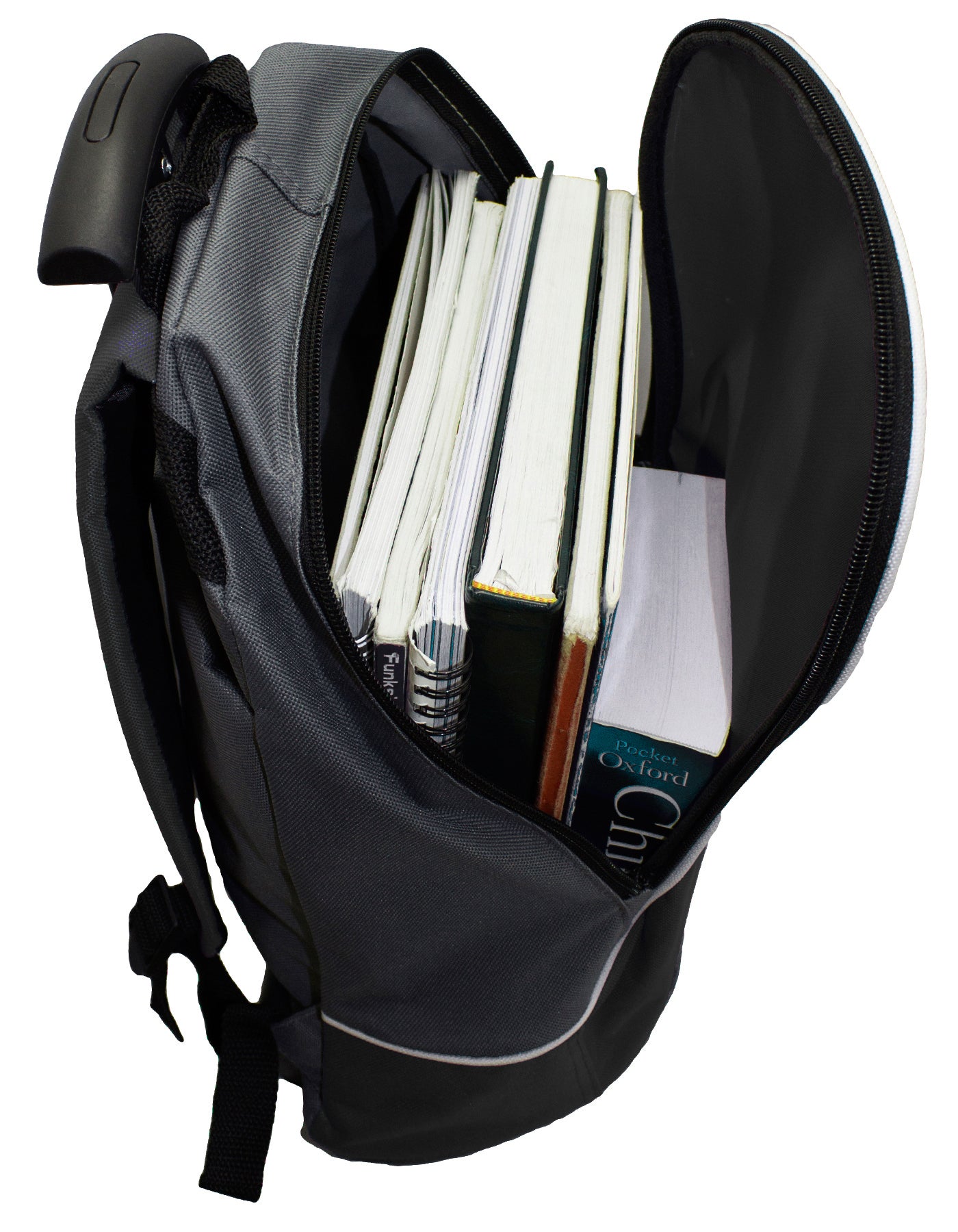 Fino DL-1008 Unisex Grade R - 1 Trolley Wheeled School /Travel Backpacks