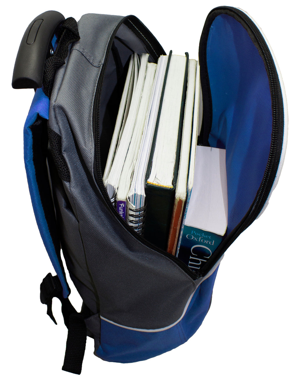Fino DL-1008 Unisex Grade R - 1 Trolley Wheeled School /Travel Backpacks
