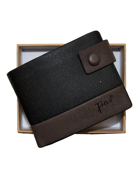 Fino DPU-225 Faux Leather 2 Tone Card Wallet with Box